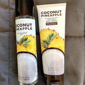 Bath & Body Works Coconut Pineapple Spray & Lotion